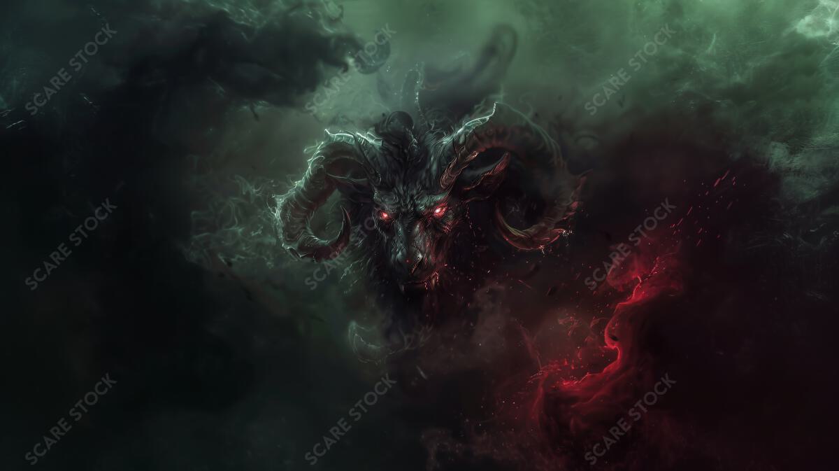 Abyssal Warden - Dark Fantasy Digital Art for Creative Media | Ancient Gods, Ghosts & Mythic Beings