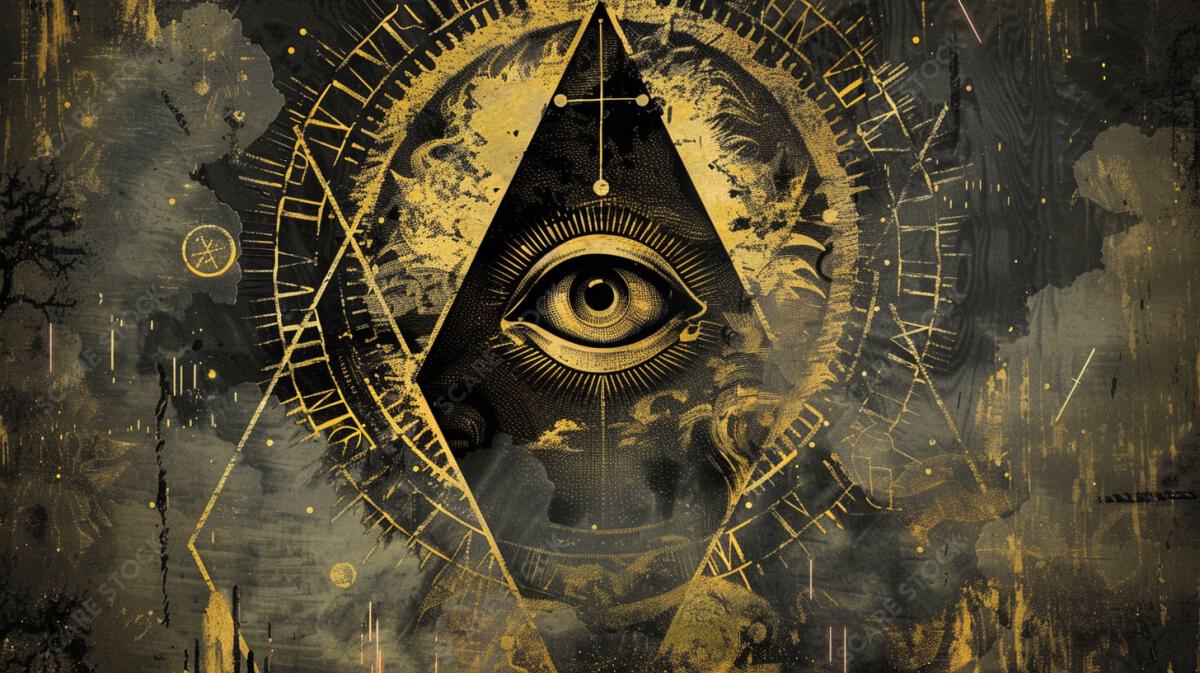 All-Seeing Apex - Mystical Evil Eye Artwork | Occult Art