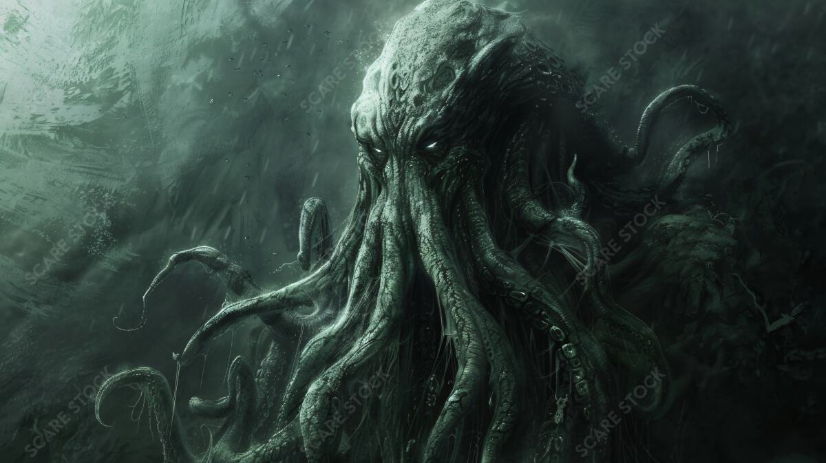 Cthulhu - Dark Lord Art | Perfect for Album Covers and Backgrounds | Ancient Gods, Ghosts & Mythic Beings