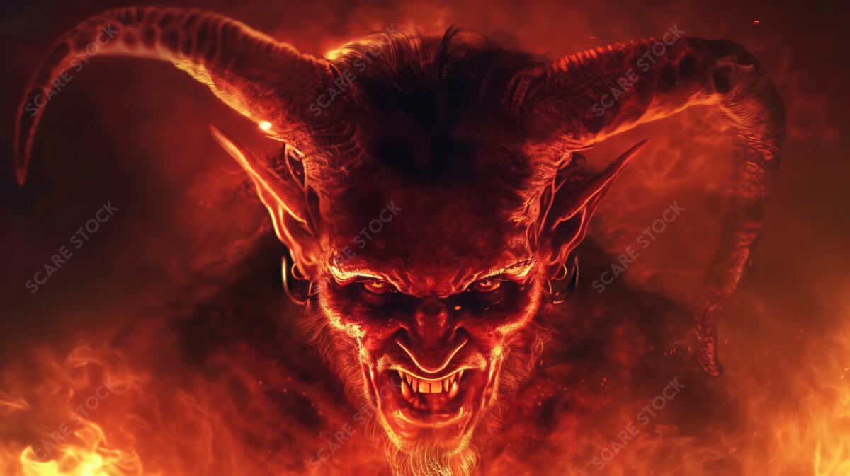 Demon Overlord - Hellfire Art | Ideal for Album Covers and Backgrounds | Demons & Dark Entities