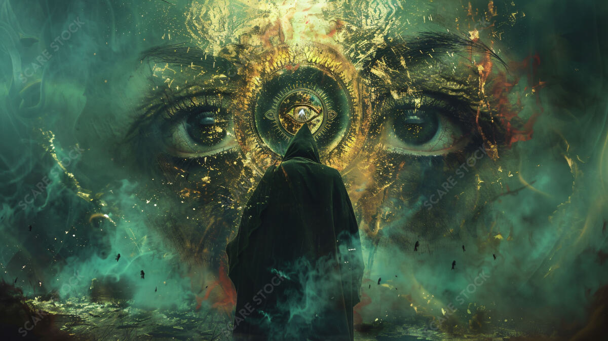 Eyes of the Abyss Art - Mystical Imagery for Creative Industries | Occult Art