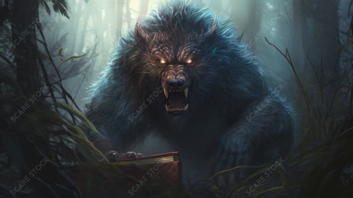 Monstrous Guardian Artwork - Enchanted Forest Protector Illustration | Ancient Gods, Ghosts & Mythic Beings