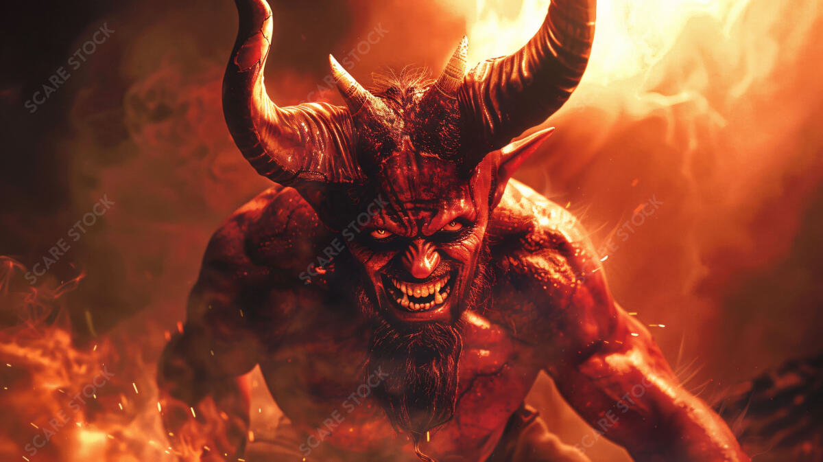 Raging Demon - Stock Art for Design | Demons & Dark Entities