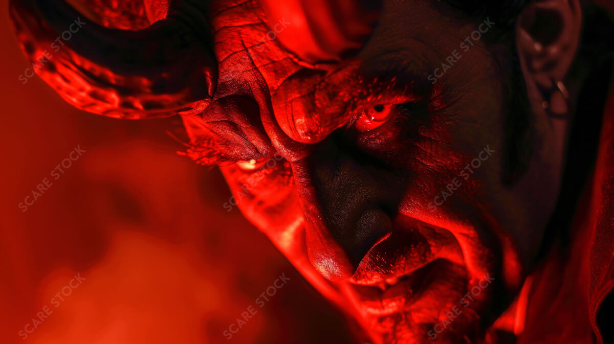 Red Demon - High-Resolution Stock Art | Demons & Dark Entities