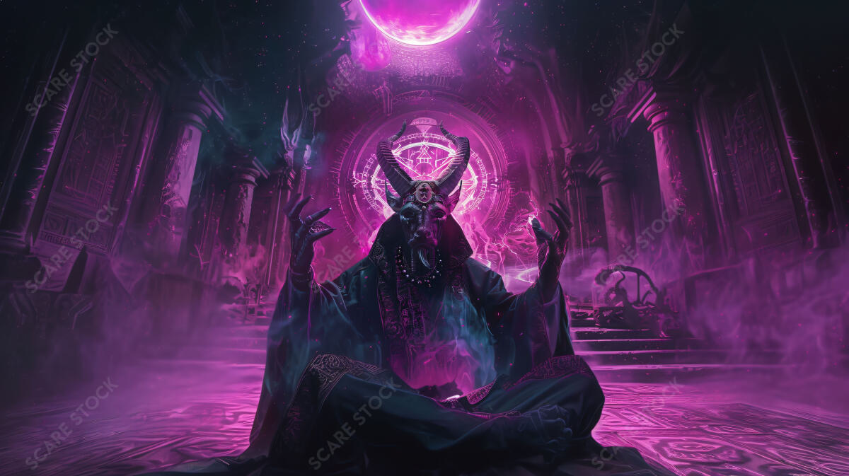 The Enthralling Summoner - Dark Fantasy Art for Creative Works | Occult Art