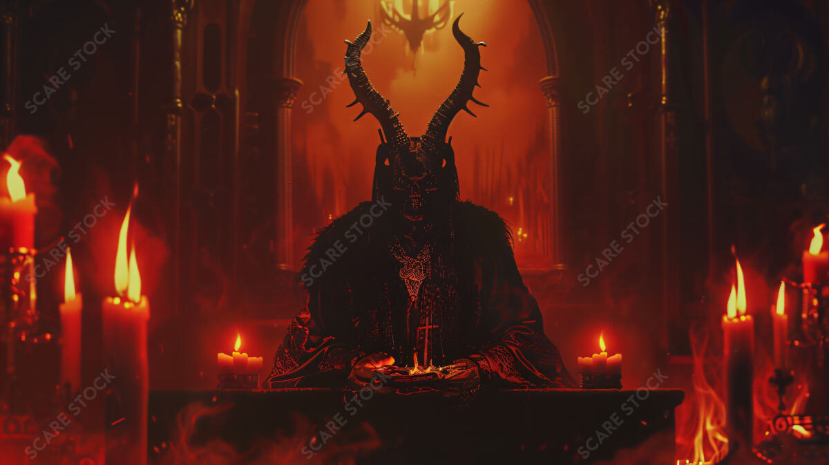 Throne of Shadows: The Dark Lord's Vigil - Essential Gothic Fantasy Art | Occult Art